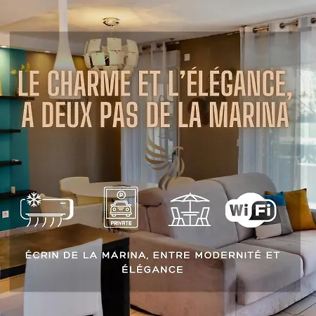 Newport Riviera T3, Terrasse, Clim, Garage, Wifi *