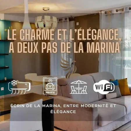 Newport Riviera T3, Terrasse, Clim, Garage, Wifi Appartamento *